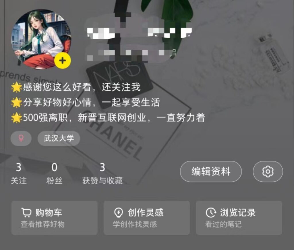 资料小红书
